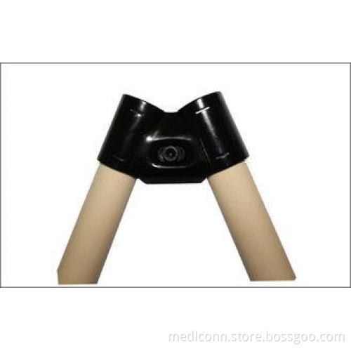 SPCC Steel Cross Metal Pipe Connectors For ABS / PE Coated